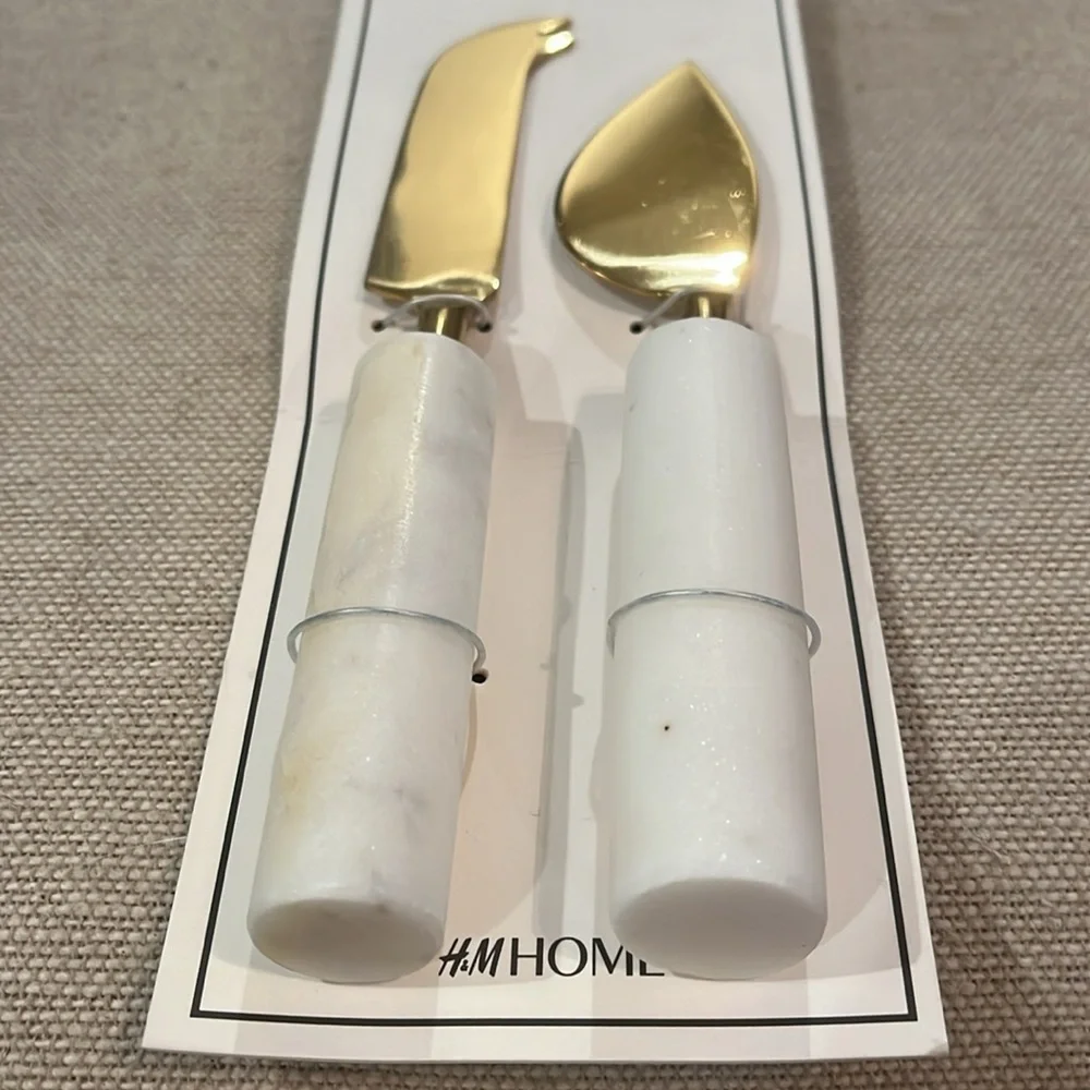 2-pack Marble Cheese Knives/NWT